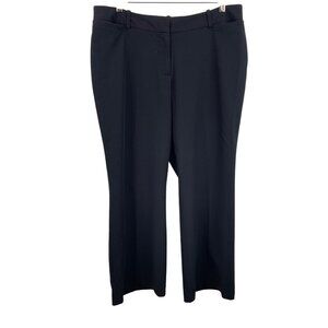 Worthington Woman Curvy Fit Perfect Trouser Pants Women's Size 14 Black